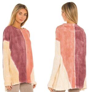 FREE PEOPLE Logan Tee (tunic) Tie Dye - NWOT